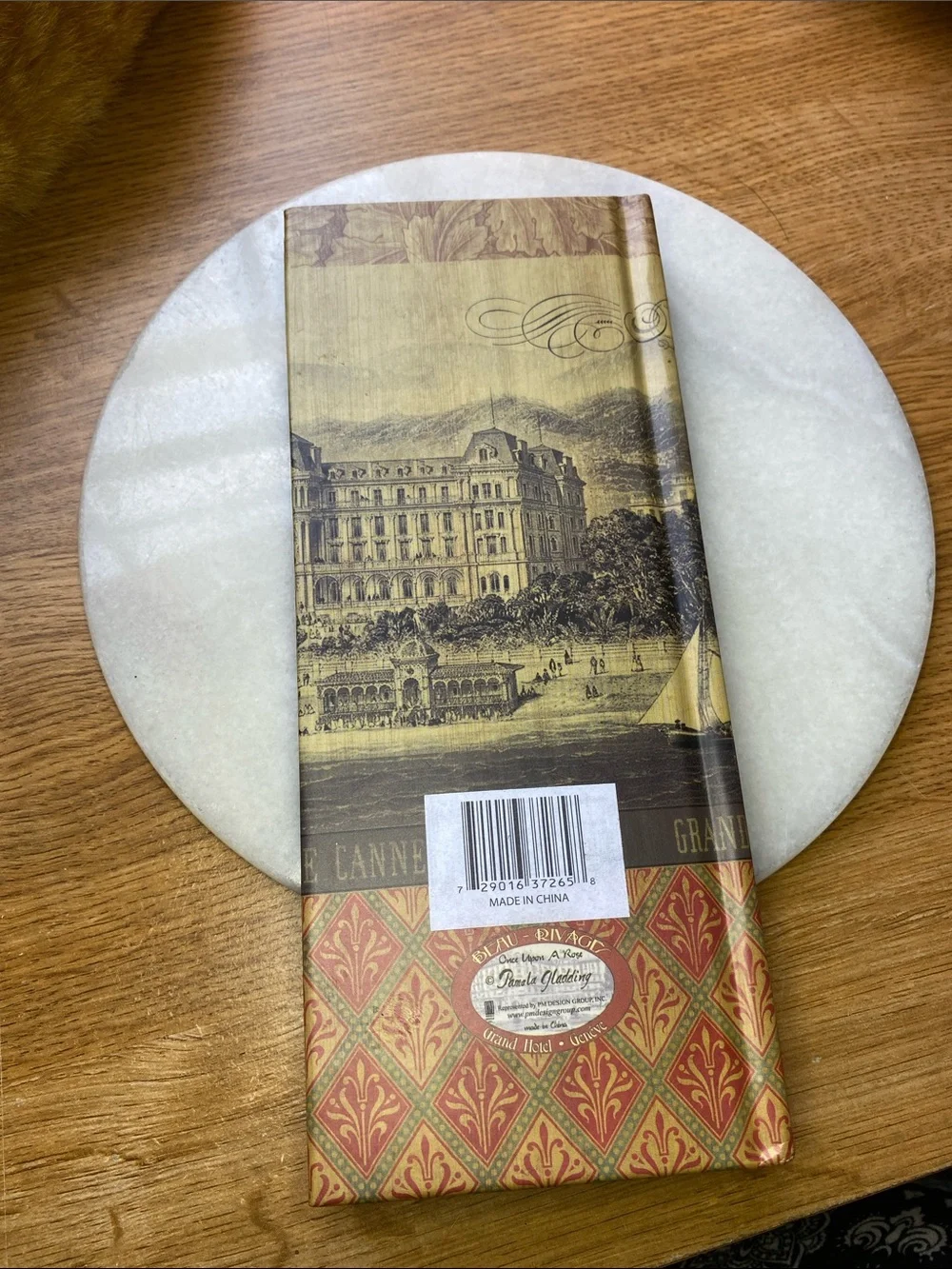 Vtg Beau-Rivage Grand Hotel Geneva Switzerland Hardcover Travel Diary/Journal